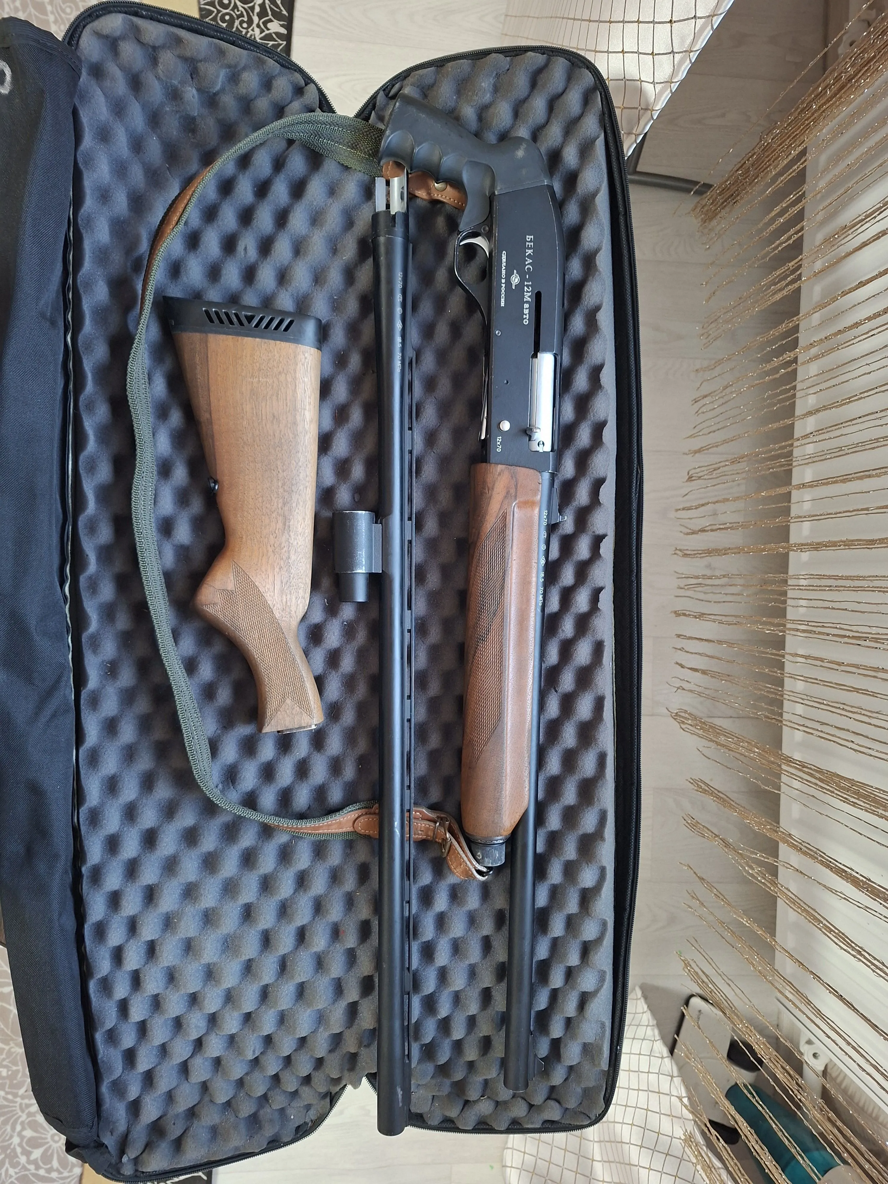 Охотничье оружие БЕКАС 12М авто самозарядное 12/70