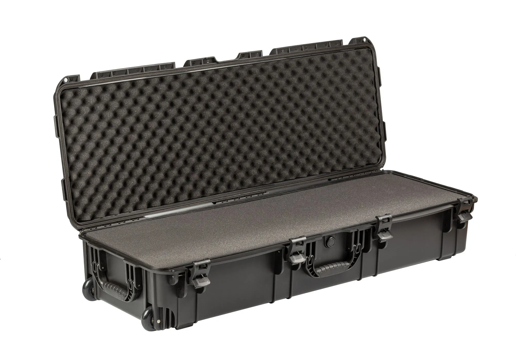 Кейс пластиковый модель EL614220 ЧЕРНЫЙ , внутренние размеры 1130*362*220мм, IP65, с колесами